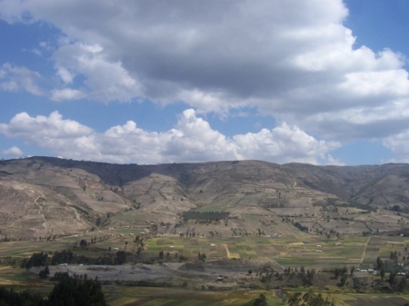 Vue du bus vers Riobamba