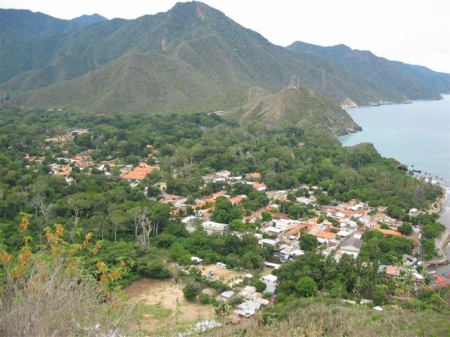 Vue sur Puerto Colombia