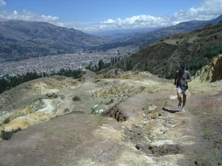 Jogging au dessus d'Huaraz