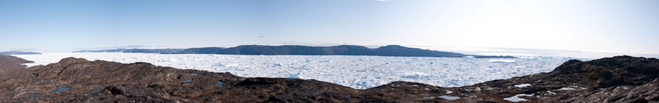 Panorama icefjord